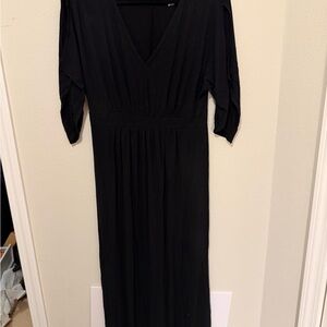 Isabel Maternity by Ingrid & Isabel Casual Long Black Maxi Dress